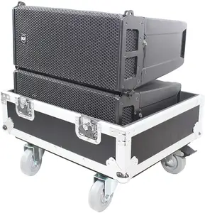 Lucky Case Line Array Flight Case Voor 2 Rcf HDL6-A Luidsprekers Met Wielen