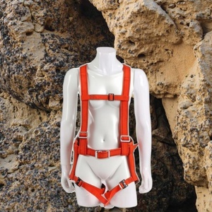 Arnés de Seguridad de Cinco Puntos Rojo para Trabajos en Altura, Protección Aérea, Escalada y Anticaídas - Product Image 1