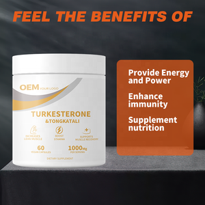 Cápsulas de Turkesterona y Tongkat Ali en Oferta, Suplemento para Aumentar la Masa Muscular Magra y Apoyar la Recuperación Muscular - Product Image 5