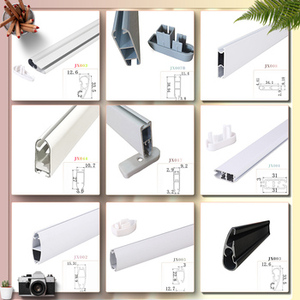 JX010 Produits les plus vendus Fourniture directe du fabricant Accessoires de stores à enrouleur <span class=keywords><strong>en</strong></span> gros Rail inférieur de rail inférieur - Product Image 2