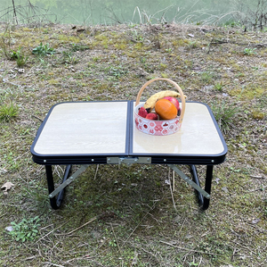 Vente en gros de valises japonaises et coréennes pour l'extérieur Petites tables de camping pliantes en bois et aluminium pour l'extérieur - Product Image 5