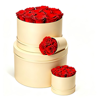 Scatola di imballaggio del cilindro del regalo del fiore di fantasia del tubo di carta rotondo ecologico ecologico della fabbrica OEM per l'imballaggio dei fiori