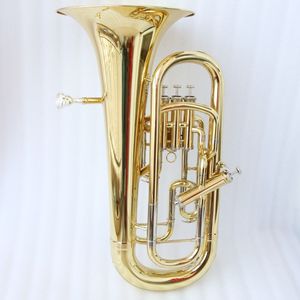 Kèn Euphonium chuyên nghiệp FEU-300G, chất liệu đồng thau, sơn bóng trong suốt, âm thanh BB, 3+1 piston thép không gỉ - Product Image 2