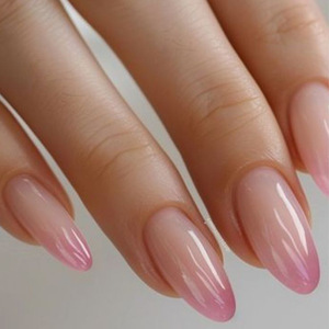 <span class=keywords><strong>Uñas</strong></span> Postizas de Almendra con Diseño Francés en Blanco y Negro, 30 Piezas - Product Image 4