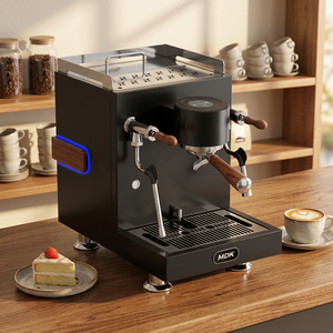 Máquina de Espresso Comercial Semiautomática con Pantalla Táctil de Acero Inoxidable Mdk Mc25, Bomba Rotativa de 12 Bares, Programable Mc-25 - Product Image 6