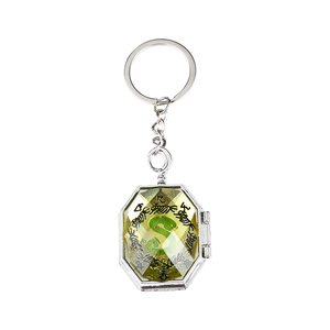 ZRM Llavero Colgante Grande <span class=keywords><strong>de</strong></span> Aleación <span class=keywords><strong>de</strong></span> Zinc con Doble Serpiente Abrible para Horcruxes, <span class=keywords><strong>Slytherin</strong></span>, Venta Directa del Fabricante - Product Image 5
