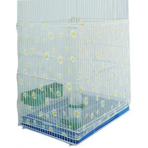 Kuş kafesi tohum Catcher beyaz kuş kafesi Net kapak tohum koruma Net kapak ayarlanabilir kuş kafesi netleştirme tohum Catcher sıkı - Product Image 1