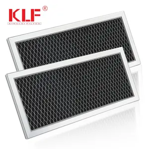 Harga grosir bingkai aluminium Filter udara karbon aktif, penggantian Filter Microwave untuk suku cadang oven Microwave