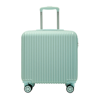 Ensemble de valises de voyage pour l'extérieur avec logo personnalisé, valises à roulettes 14'' et 18'', roues pivotantes à 360°, légères