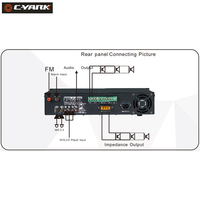Système de sonorisation, préamplificateur audio, microphone, kit de préamplificateur à tube, puissance de sortie 150W, construction métallique, audio haute résolution