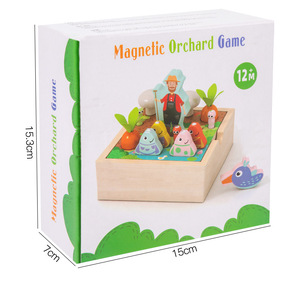 Juego <span class=keywords><strong>de</strong></span> Cosecha <span class=keywords><strong>de</strong></span> Zanahorias <span class=keywords><strong>de</strong></span> Madera CPC CE, Multifuncional, para Atrapar Gusanos, Recolectar Frutas, Pescar, Juguete Montessori para Niños - Product Image 6