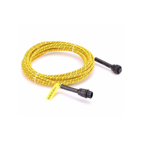 Câble de détection de fuite d'eau avec capteur et interrupteur, réseau TCP, 4 broches, portée de détection 100-200m, matériau PVC, classe de résistance au feu 2, Nest