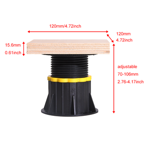 Pieds de terrasse réglables en plastique PP Sunsbuild pour l'installation de carrelage de cuisine extérieure - Product Image 5