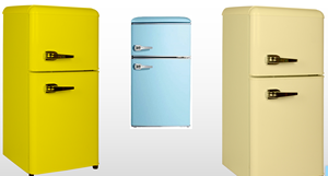 Refrigerador Retro <span class=keywords><strong>Combi</strong></span> de 102L con Doble Puerta y Manija, BCD-102R - Product Image 5