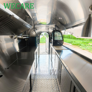 Remolque móvil WECARE para cafetería, camión de comida, catering, totalmente equipado, perro caliente, helado, pizza, camión de comida rápida con cocina completa - Product Image 6