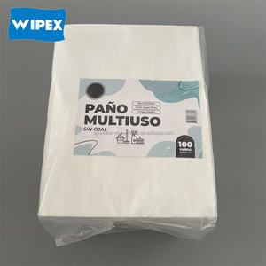 Toallitas de limpieza multiusos no tejidas del mercado OEM, toallitas secas de limpieza desechables sin polvo, toallitas de limpieza multiusos para el hogar - Product Image 3