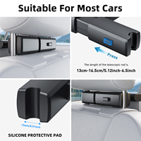 YTGEE Nouveau support de téléphone portable magnétique multifonction pliable, porte-gobelet dans la voiture, table pour ordinateur portable, planche pour appuie-tête de siège arrière de voiture