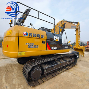 Excavatrice sur chenilles hydraulique CAT 324D <span class=keywords><strong>d</strong></span>'<span class=keywords><strong>occasion</strong></span> de haute qualité, 24 tonnes, <span class=keywords><strong>d</strong></span>'origine japonaise, bon état, prix abordable - Product Image 1