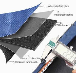 Túi dụng cụ thợ điện đa năng <span class=keywords><strong>1680D</strong></span> dung tích lớn, chống thấm nước và chống mài mòn, chất liệu vải Oxford, hỗ trợ tùy chỉnh OEM - Product Image 2