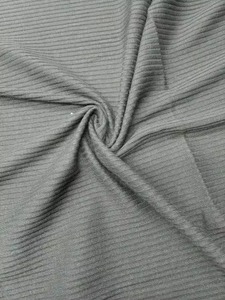 Tissu en maille côtelée respirant et léger de qualité supérieure pour vêtements de sport et décontractés à prix réduit - Product Image 6