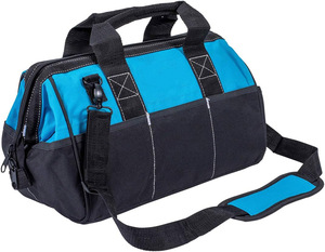 Bolsa de Herramientas de Poliéster con Boca Ancha y Bolsillo Interior Duradero con Cierre de Cremallera para Almacenamiento de Herramientas para Pintores, Carpinteros y Constructores - Product Image 6