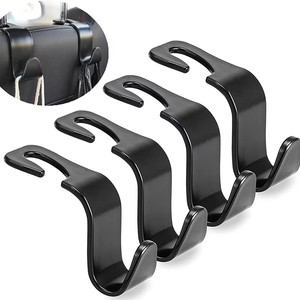 Hot Sale Multifunctional Hidden <b>Car</b> Seat <b>Hooks</b> Eco‑Friendly Black Back‑Seat Storage <b>Hook</b> Creative Interior <b>Car</b> Organizer <b>Hooks</b> - Product Image 1