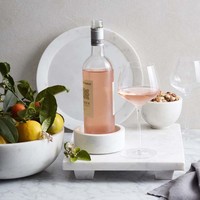 Support de seau de bouteille de refroidisseur de vin en marbre Offre Spéciale blanc vin de noël