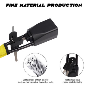 Dispositivo di blocco antifurto universale per auto antifurto per la prevenzione del furto di auto blocco del volante con 3 - Product Image 3