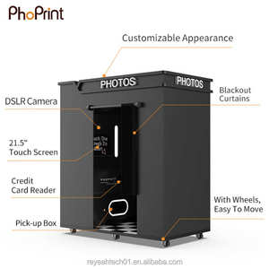 Vente chaude Self Service Intime Coin Billets Carte Paiement Photomaton Partage De Médias Sociaux En Ligne Sefie Kiosque - Product Image 3
