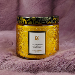 <span class=keywords><strong>Velas</strong></span> Aromáticas en Frascos de Vidrio con Grabado Dorado de Lujo al por Mayor |   <span class=keywords><strong>Velas</strong></span> Aromáticas de Cera de Soja de 250g para Decoración del Hogar, Proveedores con MOQ Bajo - Product Image 1