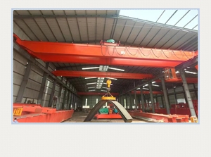 Nuevo taller <span class=keywords><strong>Demag</strong></span>, grúa aérea de doble viga eléctrica de viaje, grúa de puente eléctrica, motor de mercancías de elevación, bomba de motor PLC - Product Image 3