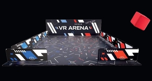 Tương tác 9D VR chụp giả lập nhiều người chơi miễn phí đi lang thang trò chơi thực tế ảo trong nhà/ngoài trời kim loại VR Arena - Product Image 4