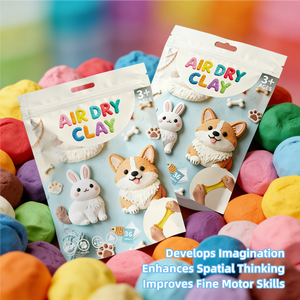 Kit d'argile à séchage à l'air libre personnalisable de 36 couleurs, non toxique, pour enfants, avec outils de sculpture, logo et emballage personnalisés, support personnalisé - Product Image 2