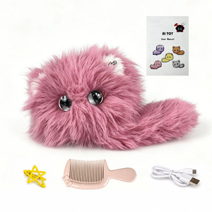 ตุ๊กตาแมวอัจฉริยะ Al Scruffy Cat รุ่นใหม่ พร้อมฟังก์ชั่นพูดคุยเล่าเรื่องราว หุ่นยนต์อ่านนิทาน ตา LED แสดงอารมณ์ ของเล่นเพื่อนคู่ใจและของเล่นเสริมพัฒนาการ - Product Image 5