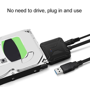 Cable convertidor <span class=keywords><strong>USB</strong></span> 3,0 <span class=keywords><strong>a</strong></span> Sata, convertidor de <span class=keywords><strong>disco</strong></span> <span class=keywords><strong>duro</strong></span>, transmisión rápida <span class=keywords><strong>para</strong></span> <span class=keywords><strong>adaptador</strong></span> HDD/SSD de 2,5/3,5 pulgadas - Product Image 4