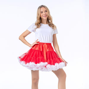 Gonna Tutu a Due Tonalità Stratificata all'Ingrosso per Donne, Sottogonna Soffice Bicolore per Feste e Danza - Product Image 4