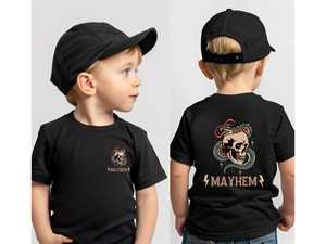 T-shirt décontracté OEM ODM Father Mayhem, assorti <span class=keywords><strong>papa</strong></span> et enfant, cadeau cool pour <span class=keywords><strong>papa</strong></span>, <span class=keywords><strong>papa</strong></span>-son, <span class=keywords><strong>papa</strong></span>-fille, futur <span class=keywords><strong>papa</strong></span>, style audacieux - Product Image 2