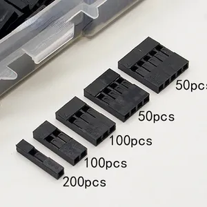 500pcs Dupont sets Kit with box 2.54mm Pitch 2P 3P 4P 5Pin Dupont Housing Plastic Shell Terminal Jumper Wire Connector set