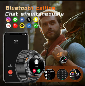 Nuevo <span class=keywords><strong>Reloj</strong></span> <span class=keywords><strong>Inteligente</strong></span> AK87 de Alta Calidad y Durabilidad con GPS, Linterna LED, Llamadas Bluetooth, Resistente al Agua, para Hombres Deportistas - Product Image 5