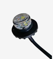 Feux stroboscopiques LED super lumineux 24W à encoche automatique, 12-24V multi-tension, haute puissance, clignotants pour voitures universelles, état neuf
