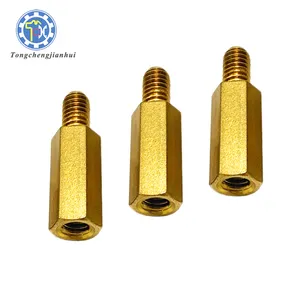 Custom Made M3 M6 M8 Male Aluminum Stainless Steel or Brass Hexagon or Hex Head Standoff Spacer