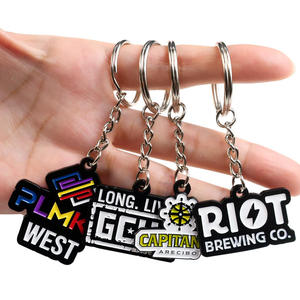 Llavero de Metal Personalizado Barato con Diseño de Logotipo, Llavero de Esmalte Promocional de Moda, Llavero Bonito - Product Image 2