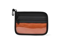 Tas Paspor Tempat Kartu ID Lanyard Anti Maling Tas Pinggang Dompet Luar Ruangan Kasual Bus Pelajar Tahan Air Nilon Warna Solid Sehari-hari