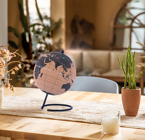 <span class=keywords><strong>Bola</strong></span> de <span class=keywords><strong>corcho</strong></span> de escritorio creativa con alfileres coloridos, <span class=keywords><strong>bola</strong></span> mundial giratoria hecha de <span class=keywords><strong>corcho</strong></span>, <span class=keywords><strong>bola</strong></span> mundial hecha a mano - Product Image 5