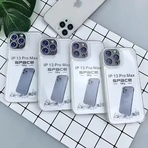 Nhà Máy Giá Trong Suốt TPU điện thoại di động trường hợp không gian mềm trường hợp cover quay lại cho điện thoại 15 14 13 12 11