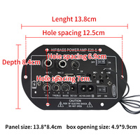 Amplificateur de puissance HiFi E20S avec basses profondes, 220V 12V 24V, caisson de basses, double microphone, radio FM, BT 5.0, carte amplificateur, voiture, home cinéma