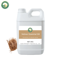 Huile Essentielle de Vétiver 100% Pure, Naturelle et Biologique pour Diffuseur, Massage, Soins de la Peau, Savon, Fabrication de Bougies et de Parfums, Vente en Gros OEM