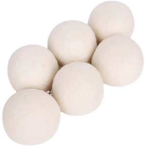 Offre Spéciale : Boules de <span class=keywords><strong>Laine</strong></span> Blanches de 7 cm en Feutre Naturel Écologique pour la <span class=keywords><strong>Lessive</strong></span> et les Décorations de Noël - Product Image 6
