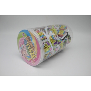 Rollo de caramelos de goma agria al por mayor, dulces masticables suaves de fruta de China, botella Halal de ácido de frutas mezclado, embalaje de sabor afrutado - Product Image 3