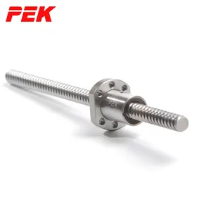 High Performance T5 T6 T8 T10 Trapezoidal Lead Screw with Brass Nut for CNC Machinery